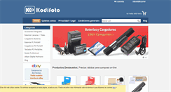Desktop Screenshot of kodifoto.es